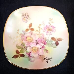 Vintage Schumann Arzberg Germany Wild Rose Shallow Bon Bon Bowl 7‎ 3/4" MCM